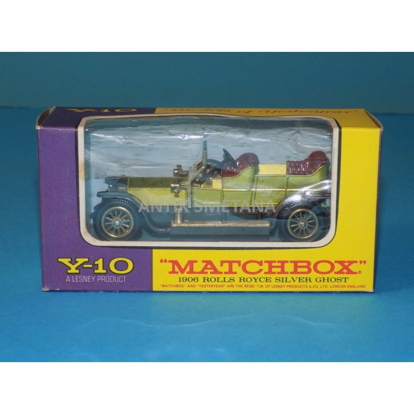 Vintage Matchbox Models of Yesteryear Y10: 1906 Rolls-Royce Silver